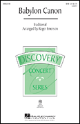 cover Babylon Canon SAB choral sheet music cover